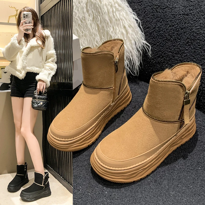 门店399！百搭保暖舒适女式雪地靴