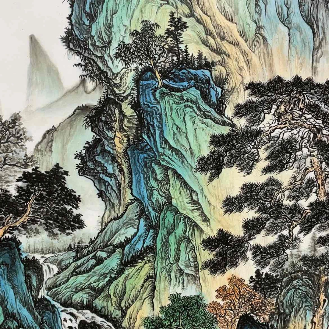 【闪购商品】绘画认证原创山水画带证书限购一单多拍无效！