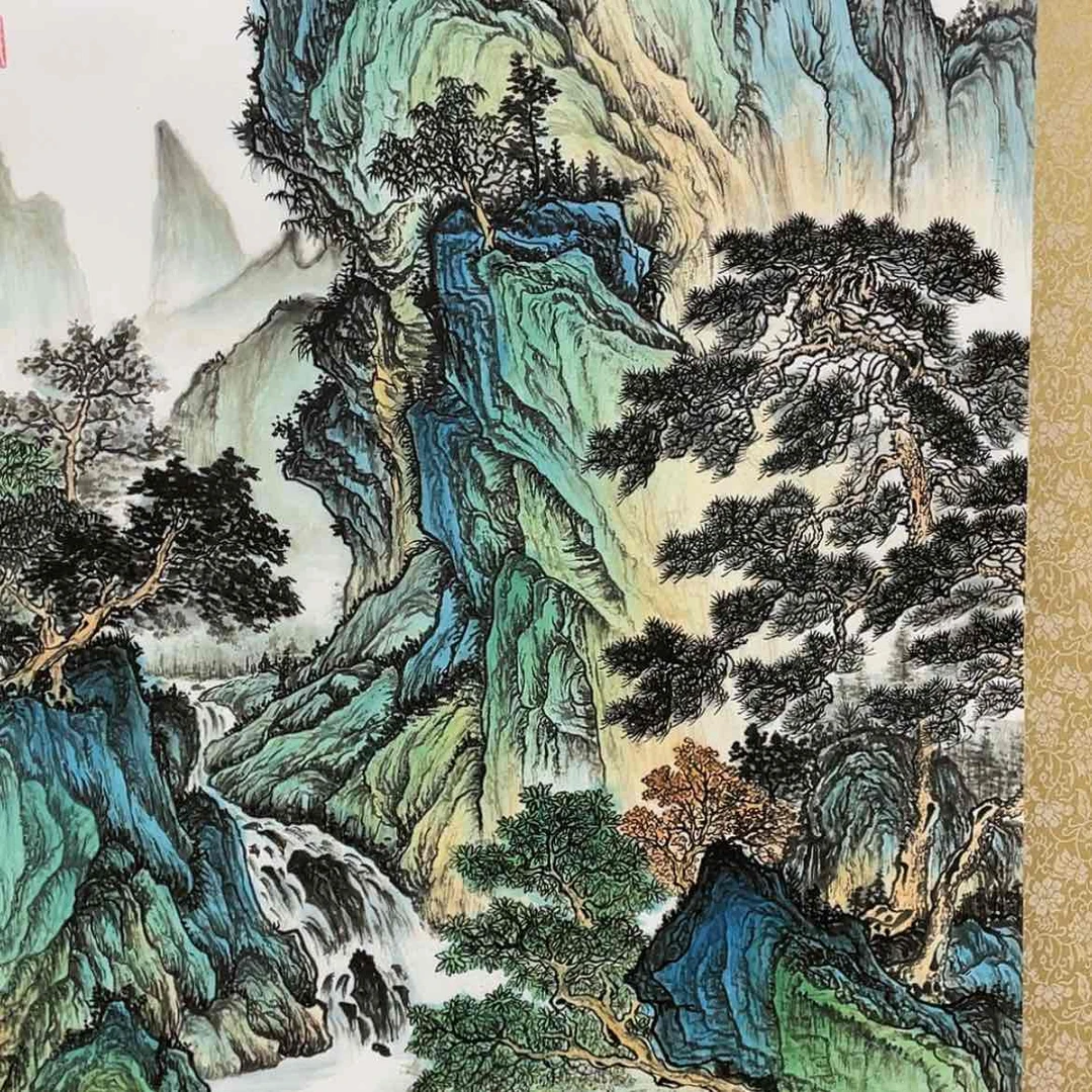 【闪购商品】绘画认证原创山水画带证书限购一单多拍无效！