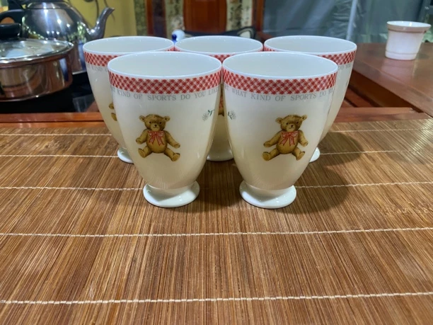 泰迪熊卡通杯杯全品全新五客