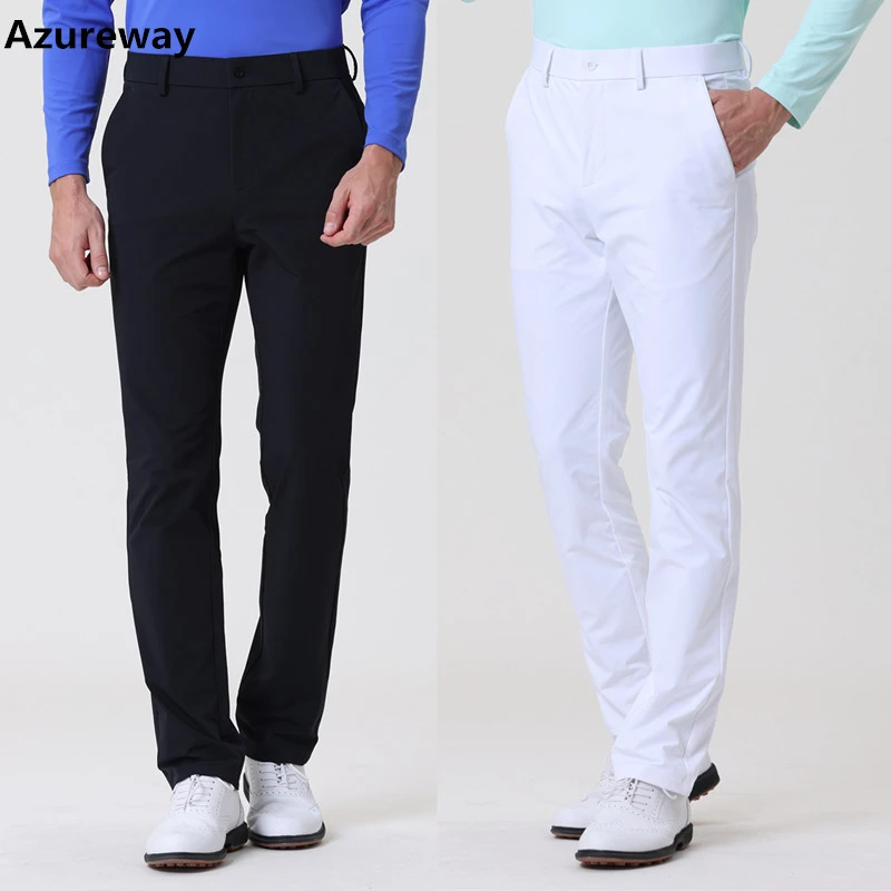 Azureway高尔夫四季穿男长裤新款透气速干弹力修身GOLF运动球衣服