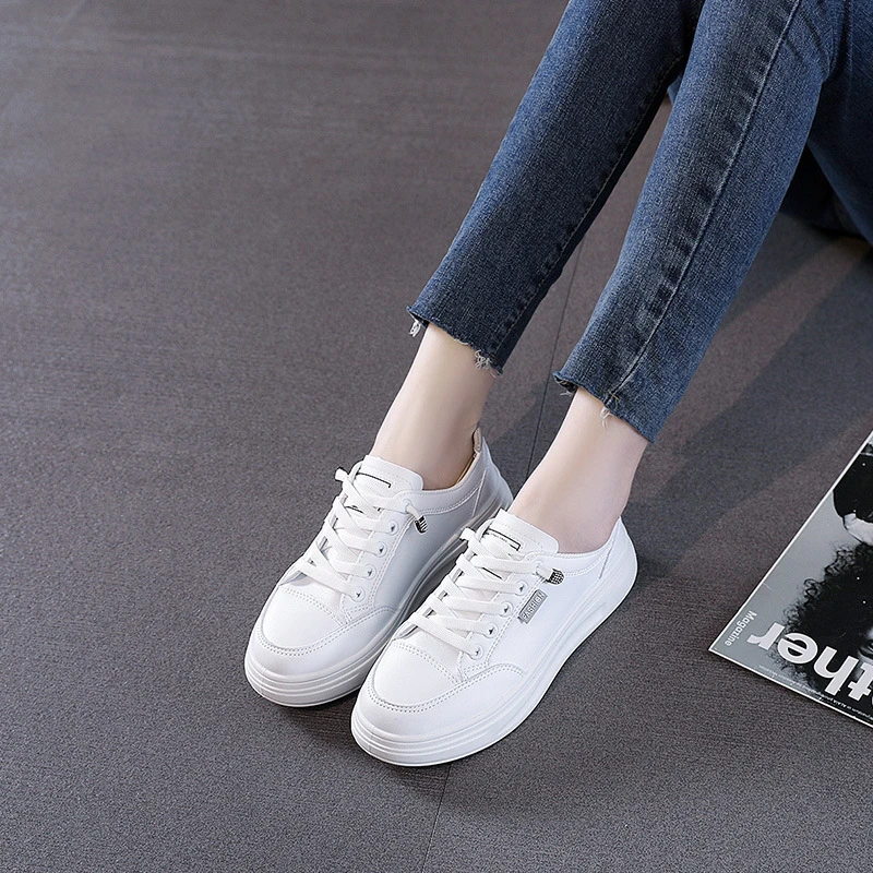 6615女鞋小白鞋女2022新款秋季薄款鞋子女百搭板鞋运动鞋ins潮女