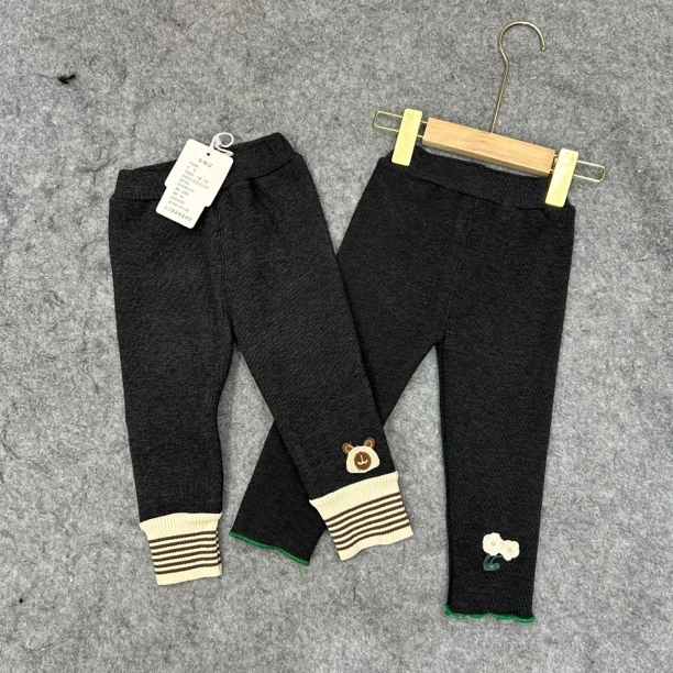 女童打底裤加绒小童裤子