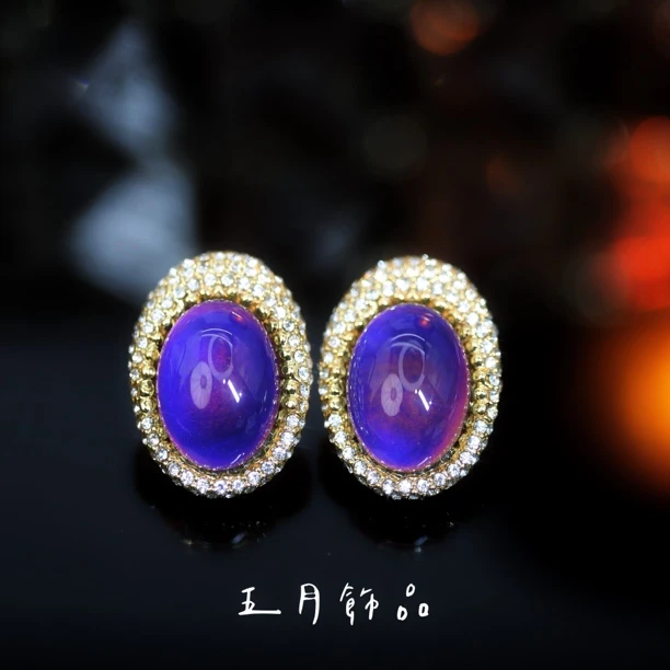 铜合金耳饰 日韩梦幻星空复古气质耳钉