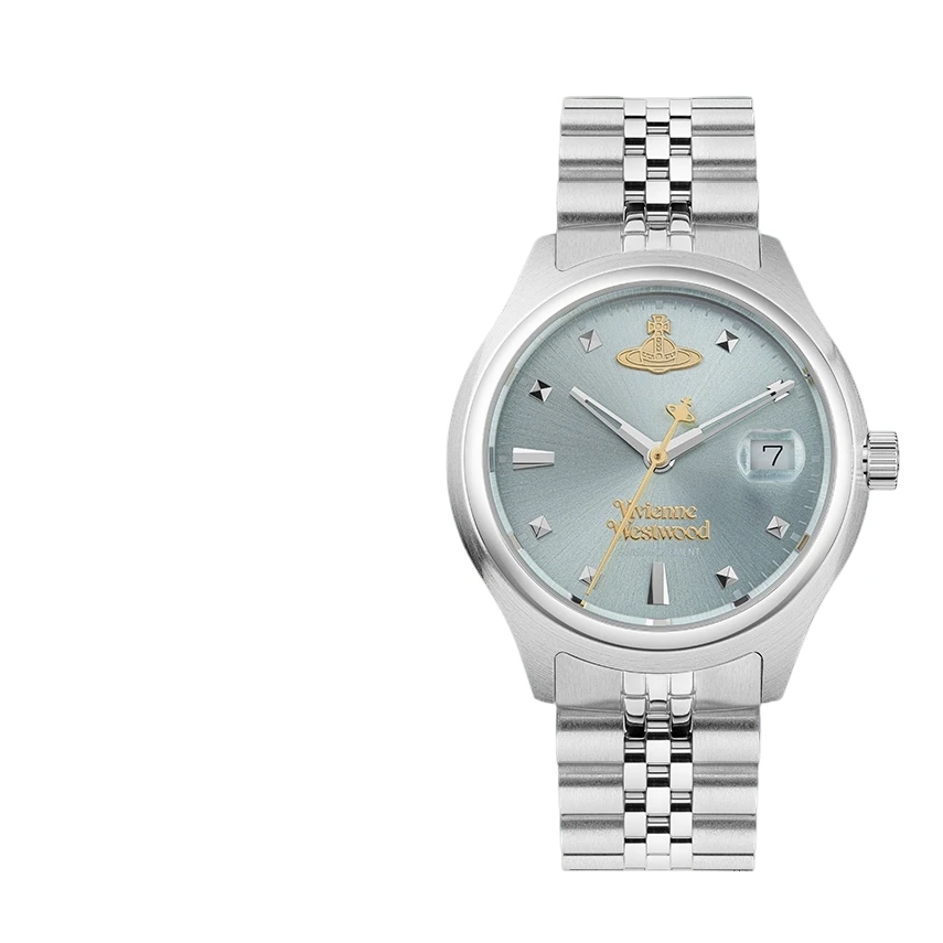 未使用 Vivienne Westwood/薇薇安·威斯特伍德 小盘碎冰蓝女手表