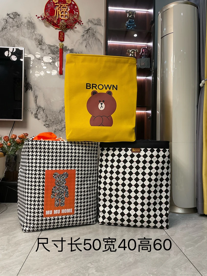 120升大容量搬家收纳筐棉被羽绒服收纳筐可折叠搬家收口收纳筐