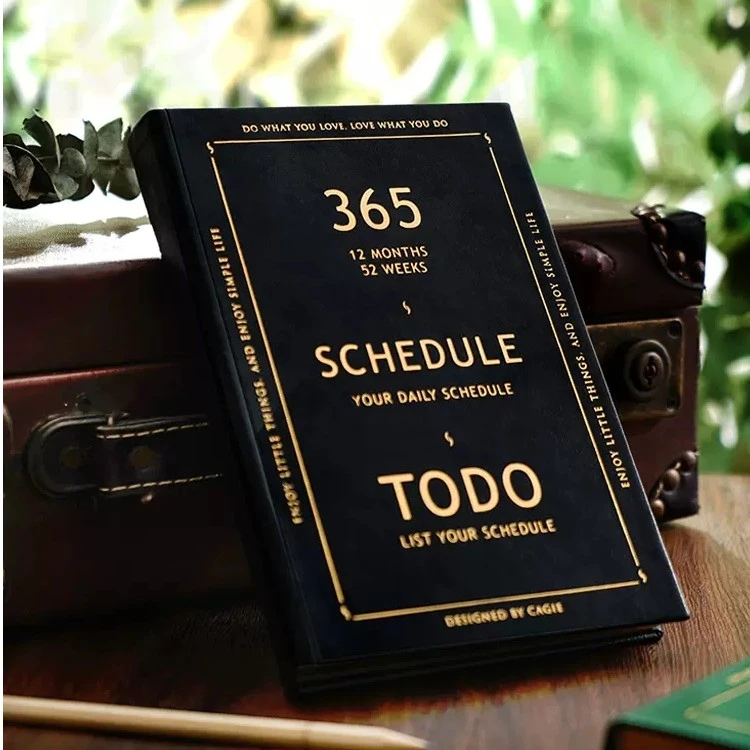 CAGIE/卡杰复古精致笔记本子欧式烫金日记本2589