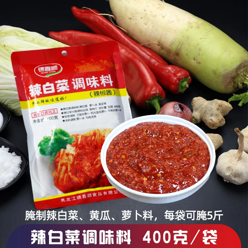 辣白菜调味酱400克/袋 韩式泡菜腌制酱料手工腌制白菜优质辣椒酱