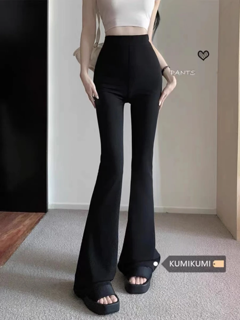 宋美人【长腿姐姐】大码显瘦修身时尚百搭长裤9263