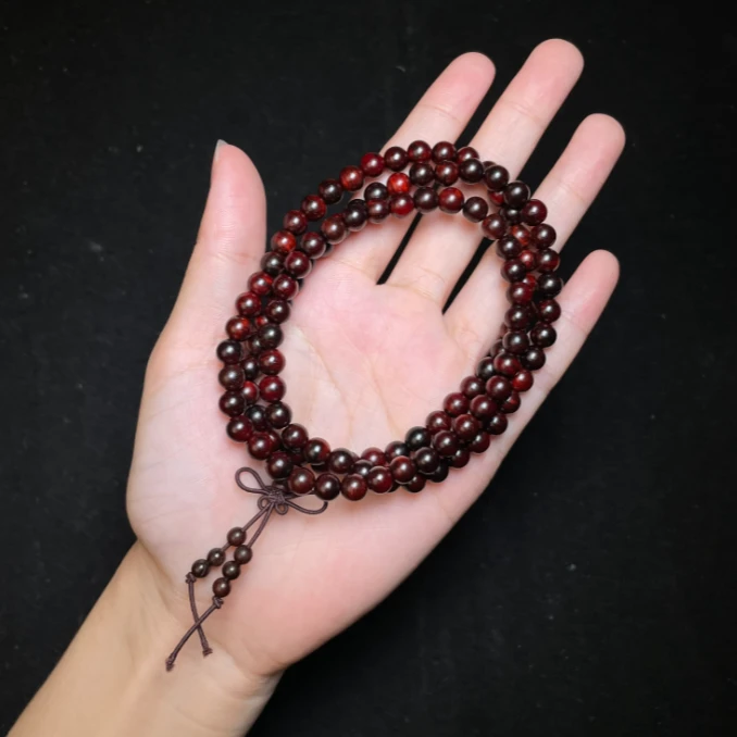 非金属木质项链 菲菲珠宝好*木质项链-圆珠约6mm