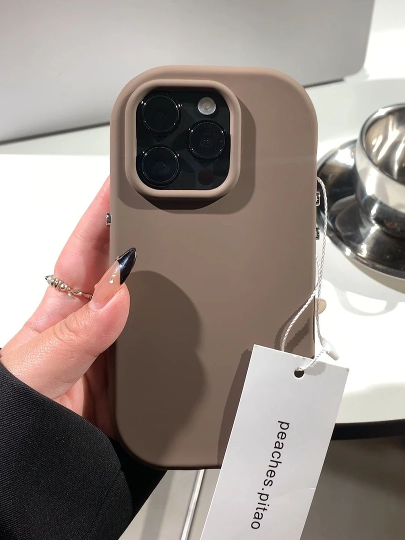 小红书同款棕色苹果15promax手机壳新iPhone13全包14软12防摔11xs