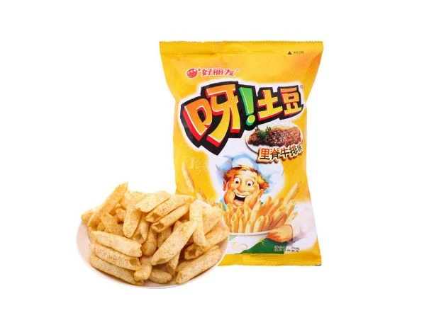 好丽友呀!土豆(里脊牛排味薯片70g/包