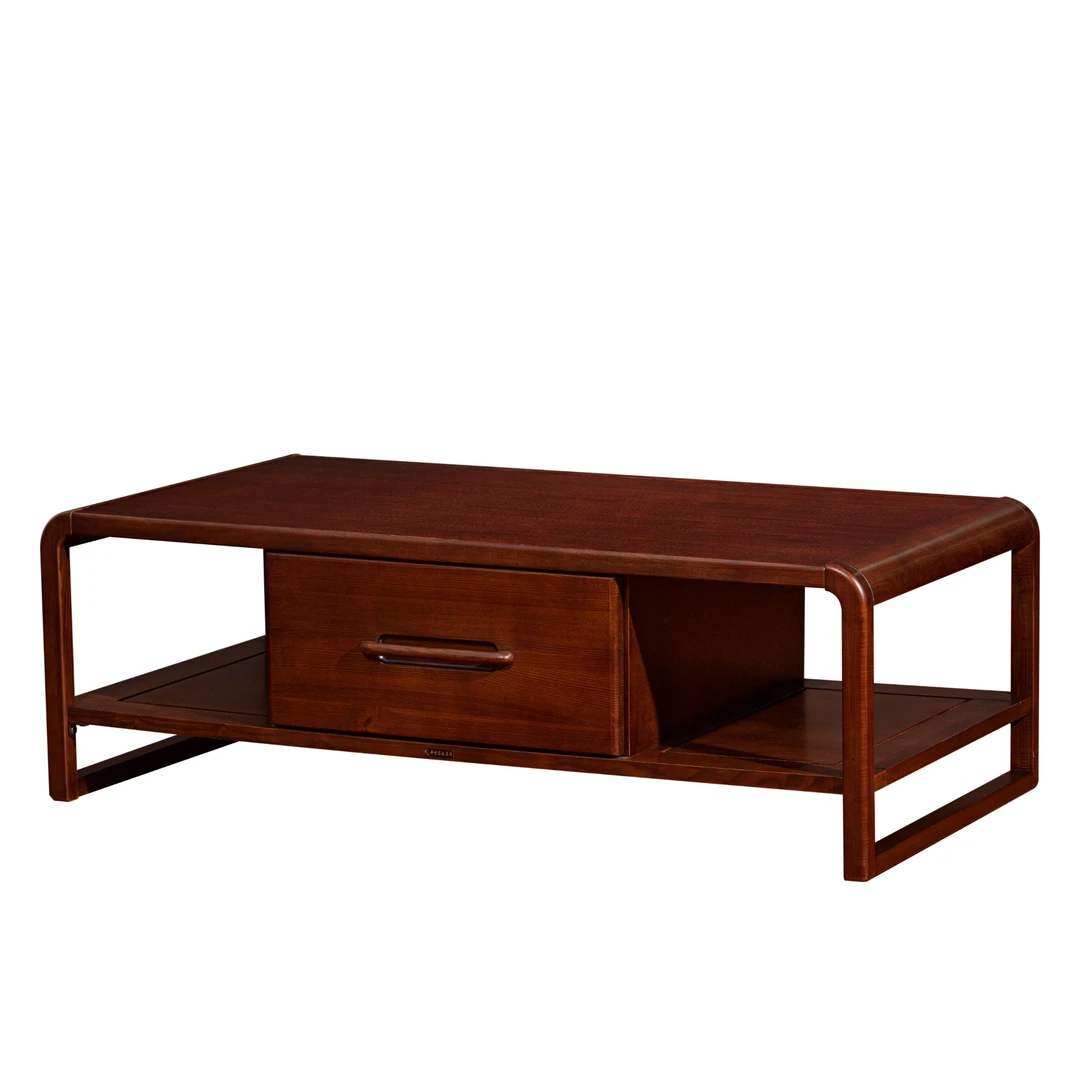 大连华丰家具集团祥和系列实木茶几 J2201