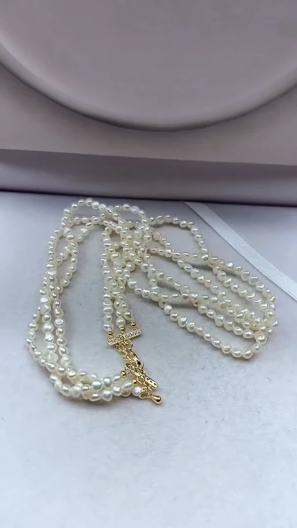 【闪购商品】淡水珍珠颈饰合金项链