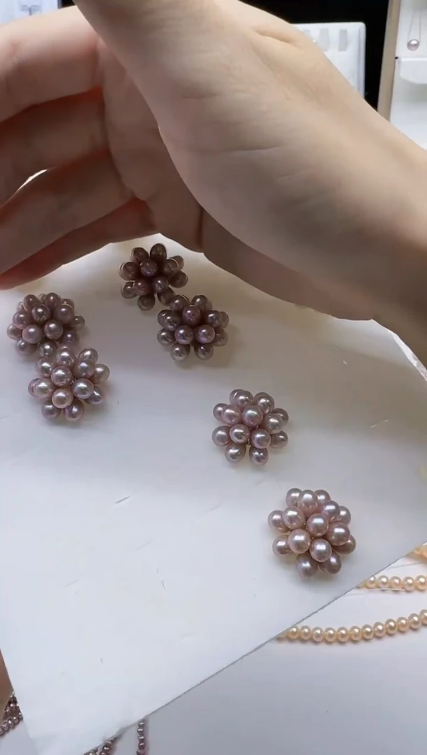 【闪购商品】淡水珍珠耳饰未镶嵌多样性发其一