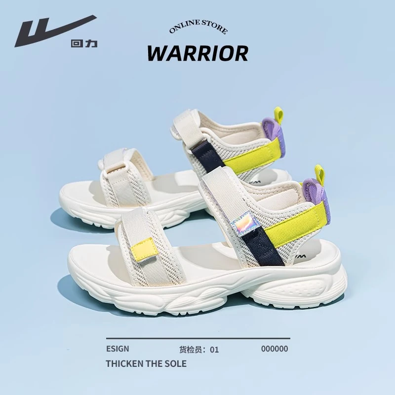 回力凉鞋女款2025夏季新款外穿不累脚软底鞋子学生运动沙滩凉拖鞋