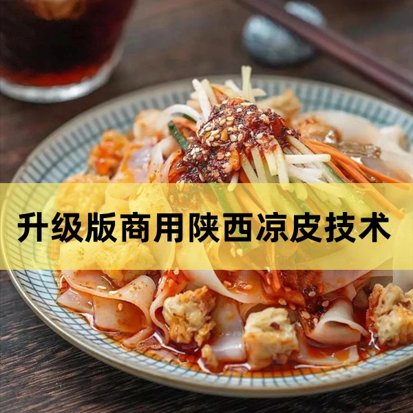 升级版陕西西安小吃凉皮技术配方调料汁制作方法做法