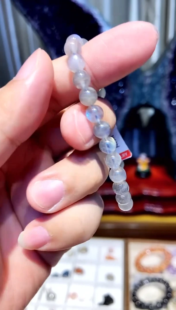 【闪购商品】水晶·未镶嵌灰月光6mm