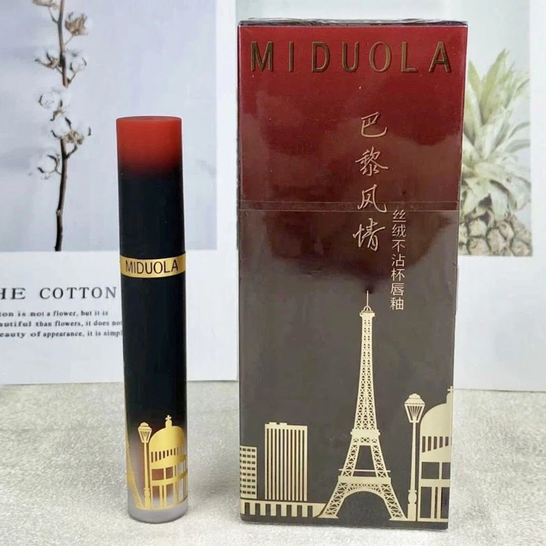 Miduola/咪朵拉巴黎风情丝绒不沾杯唇釉不易掉哑光显白学生