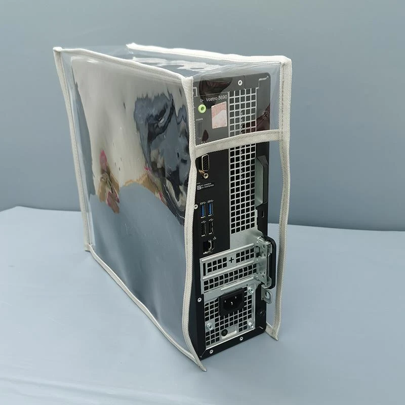 台式电脑主机透明PVC防尘罩游戏机箱遮灰尘盖子