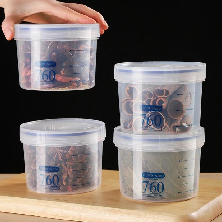 食品级香料收纳盒八角桂皮大料密封罐花椒调料储物罐干货储存塑料