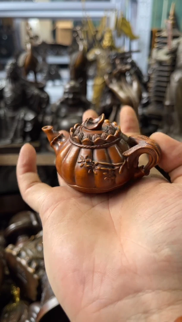 【闪购商品】把玩把把壶梅花案台摆件把玩