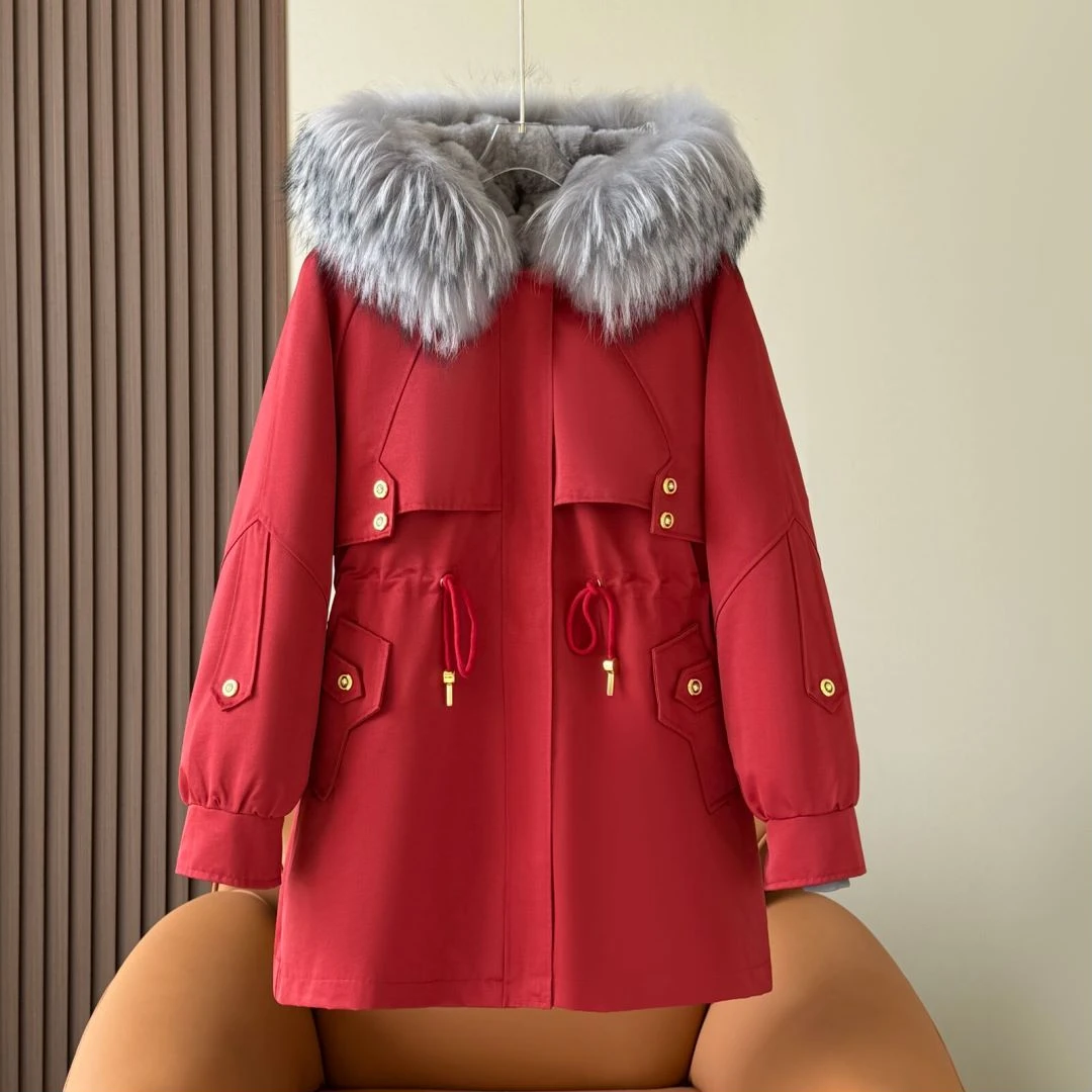 涵涵专属【缪斯女神】813升级版派克服女秋冬连帽棉服时尚百搭外套