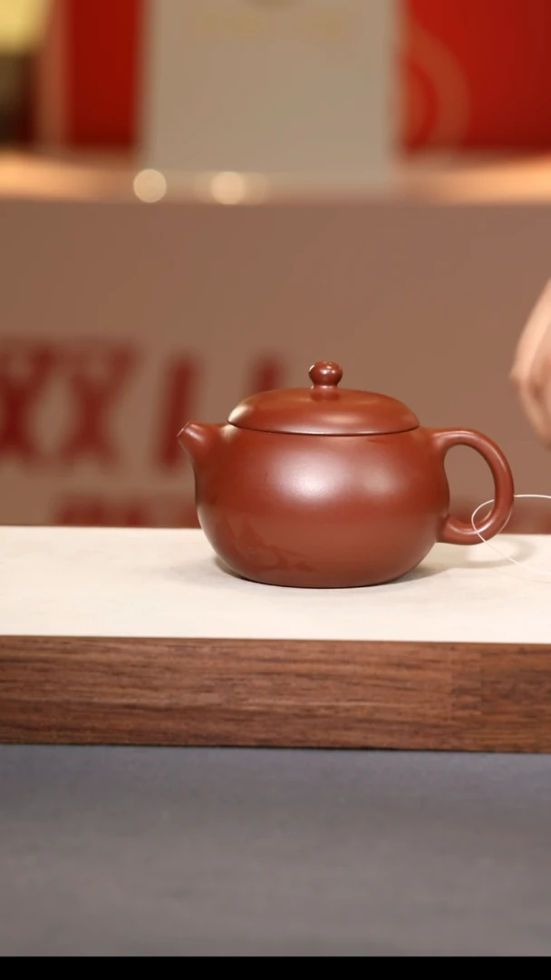 【闪购商品】紫砂茶壶大口西施-紫泥-140CC