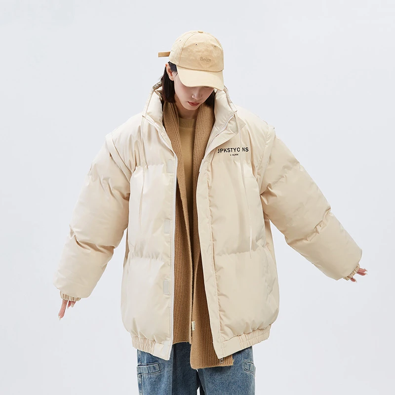 东方骆驼情侣冬季保暖棉衣百搭棉服加厚保暖立领防泼水防风外套