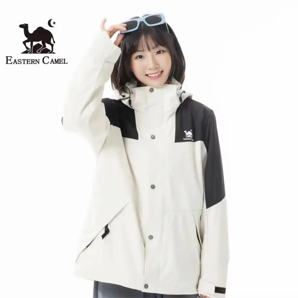 东方骆驼【顶配】冲锋外套三合一可拆两件套秋冬防水加厚男女9188