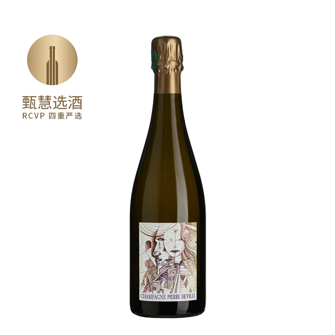 甄慧选酒德维尔酒庄科斯50/50香槟葡萄酒 12%vol 750ml 法国
