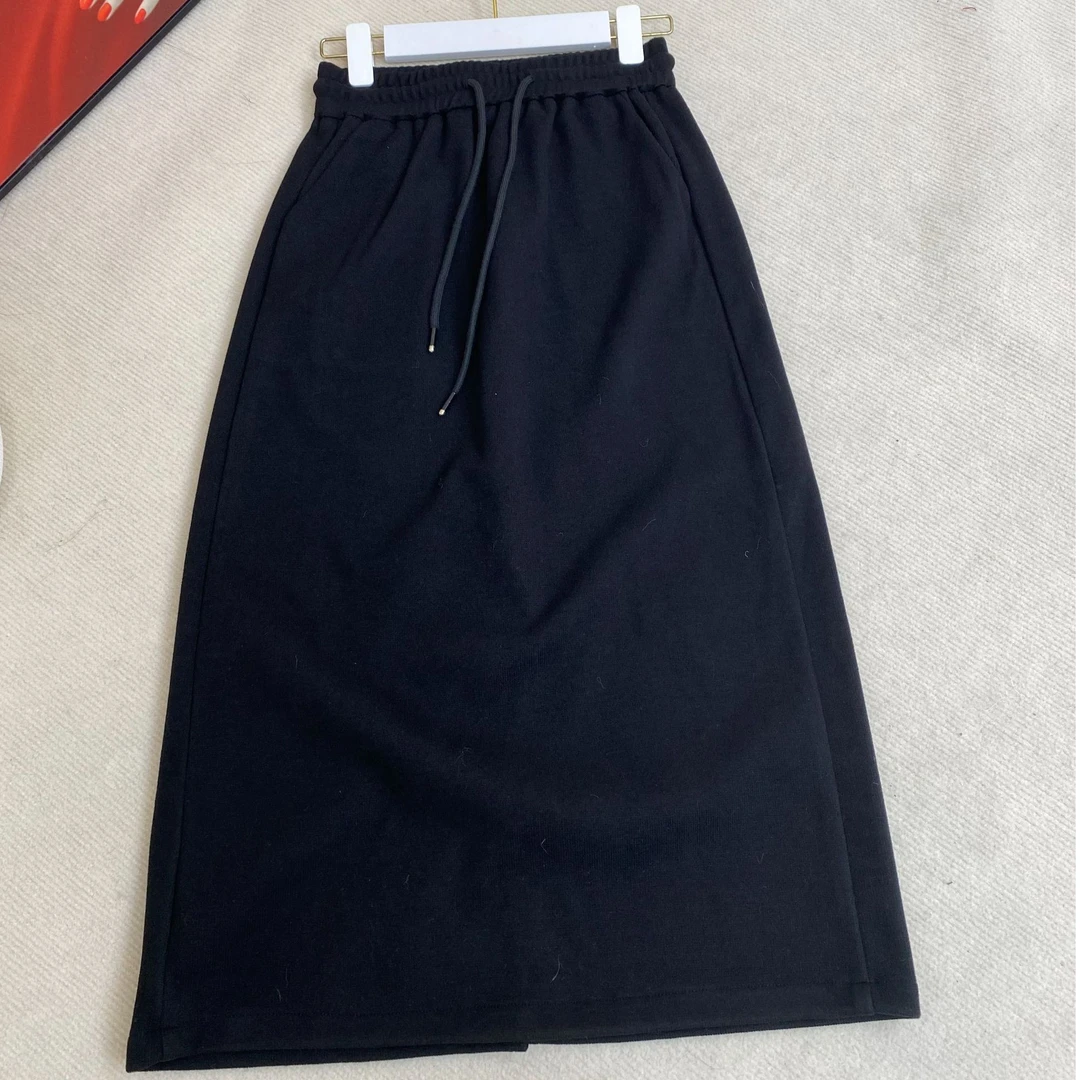 2024春秋新款休闲气质中腰时尚百搭裙子