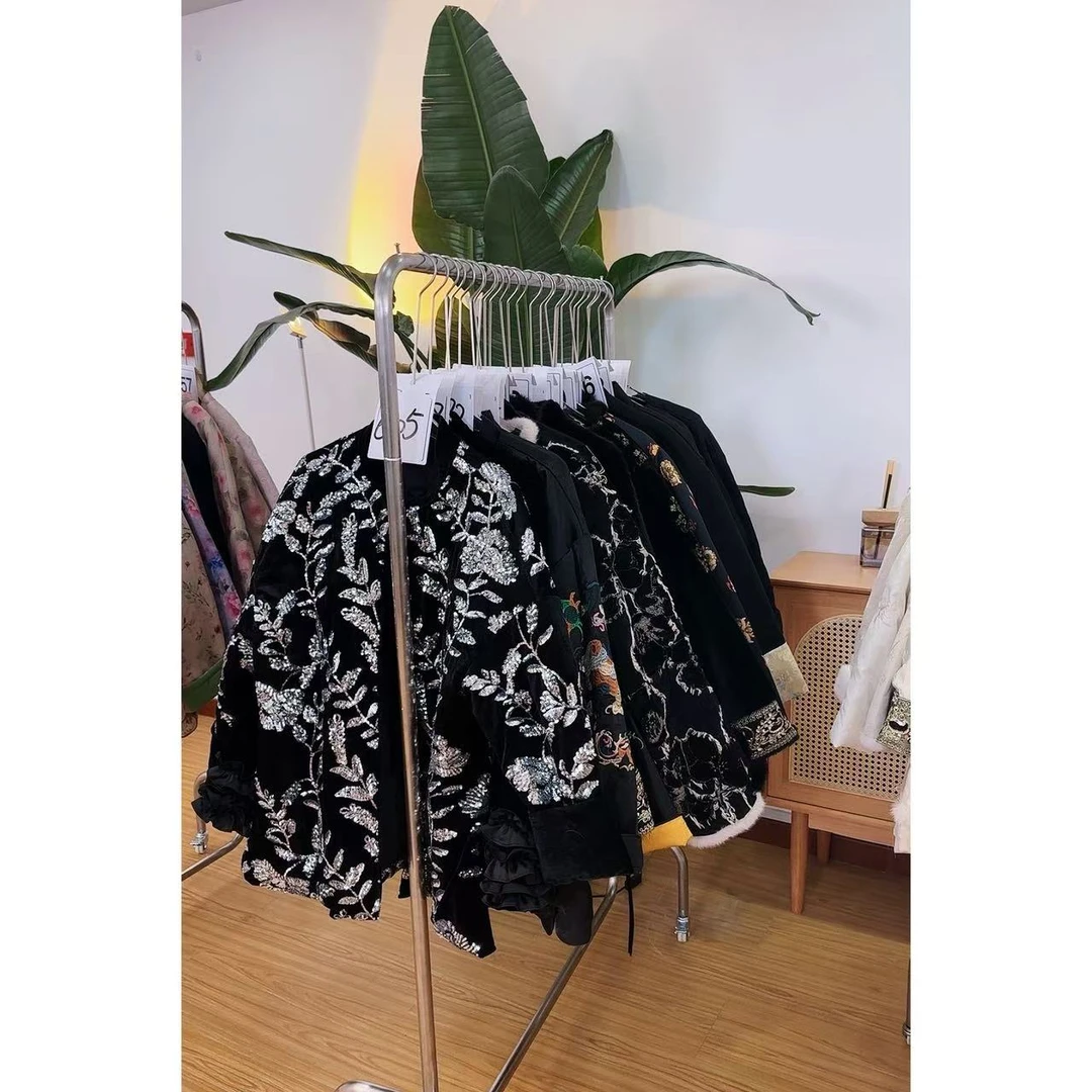 【黑色-多款-秋冬系列】新中式国风宽松慵懒上衣外套