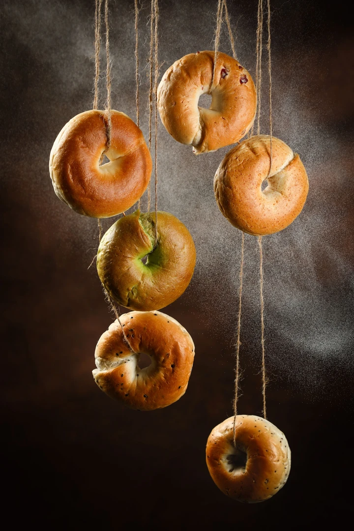 六个组合贝果三明治面包圈低糖下午茶即食低卡网红碳水现货顺丰