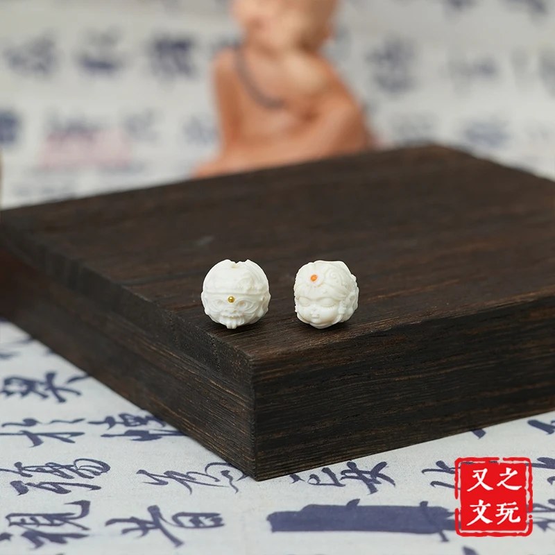 【又之】猛犸牙扎基拉姆前世今生滴溜吊坠5A牙芯冰料果冻料精工满雕