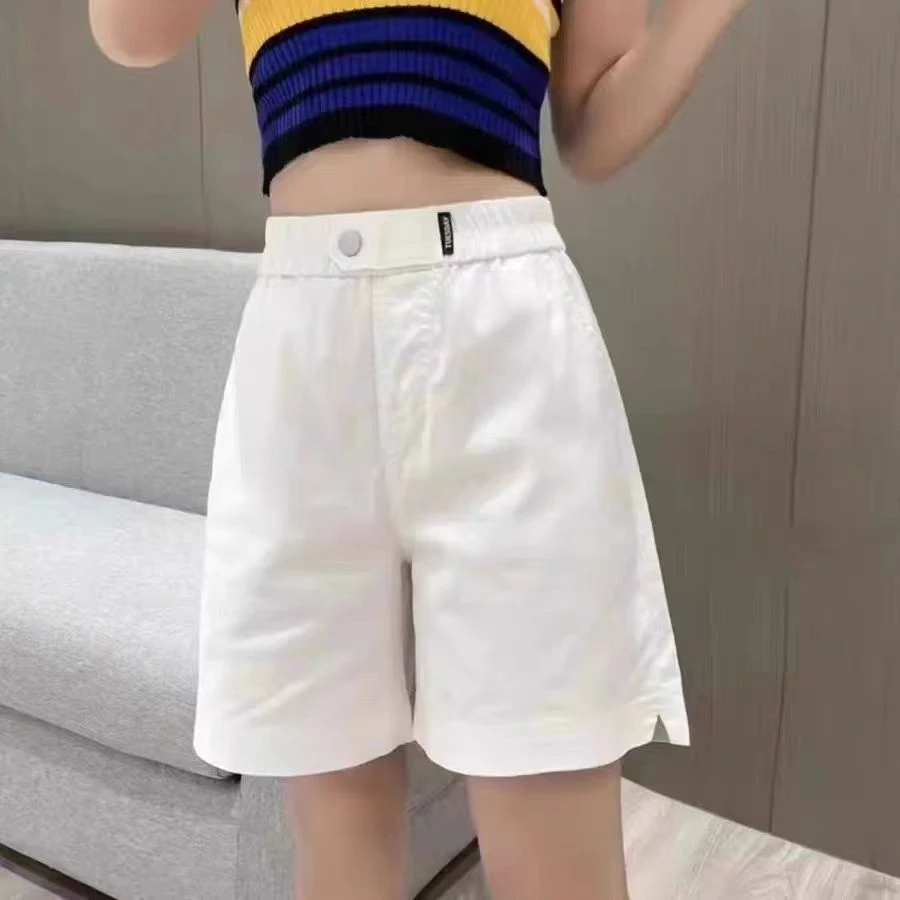 （沐媱）五分短裤女2024新款夏款薄款高腰显瘦工装裤百搭夏天休闲裤
