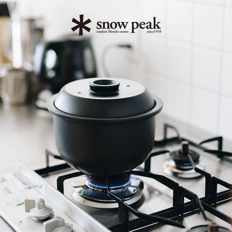 snowpeak雪峰户外炖锅家用耐高温耐热陶瓷锅套装CS-580/TW-110