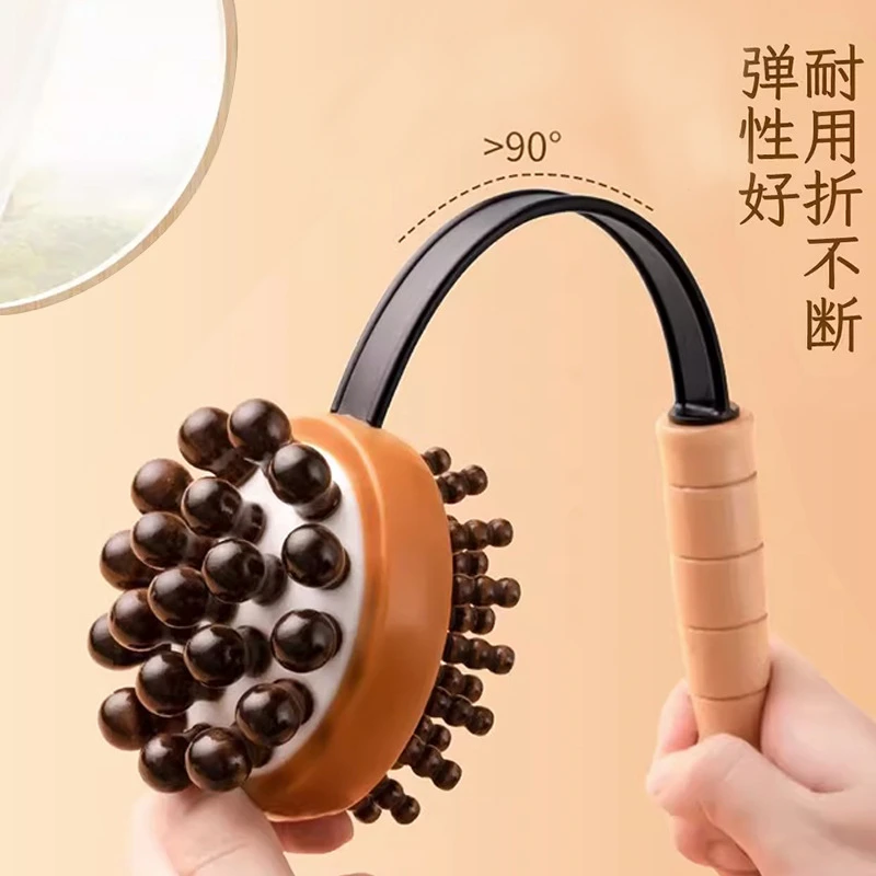 气囊锤 木质气囊按摩捶 敲打肩颈背腰腿 手动按摩器 经络拍打神器