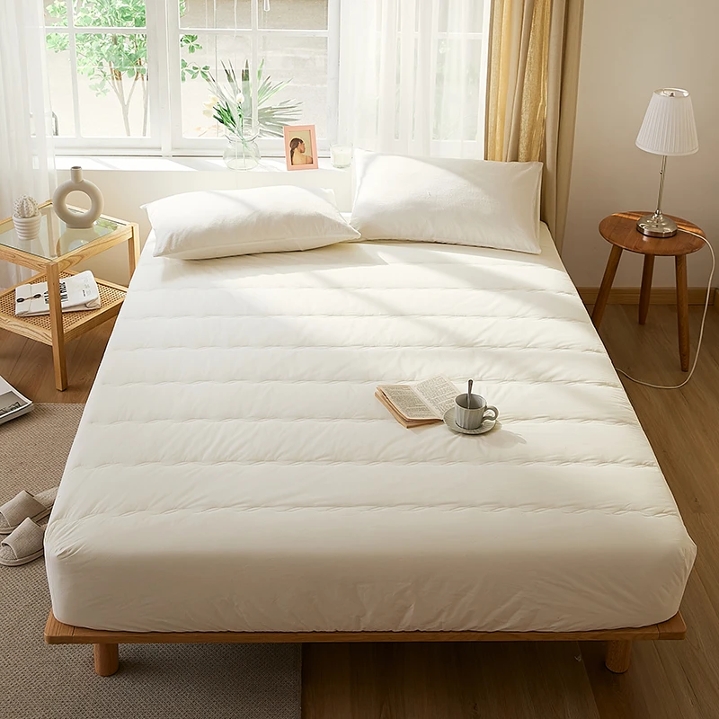 七星酒店正宗全棉全包围抑菌加厚夹棉床笠床垫保护罩床上用品