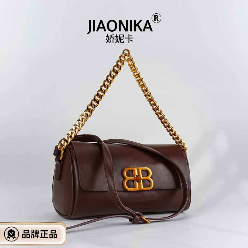 网红新款复古时尚法棍包小众百搭包包女士高级感休闲斜挎包6166XH