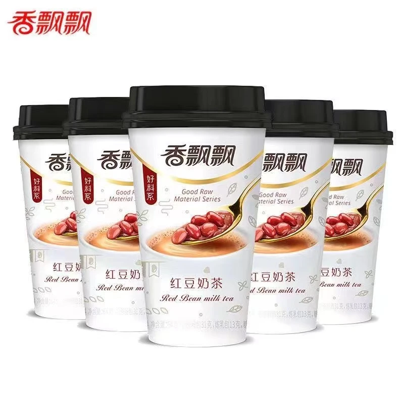 香/飘飘好料系列红豆奶茶64gx6杯超值美味冬季热饮香浓下午茶冲泡