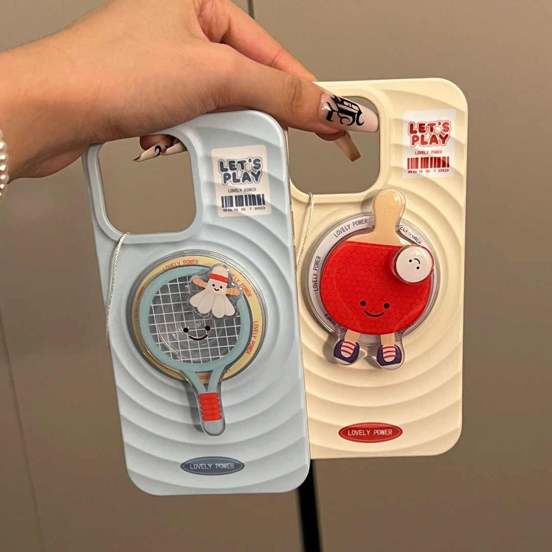 乒乓球拍旋转磁吸支架适用iphone15/14promax手机壳苹果13/12/11
