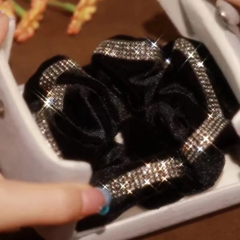 发圈高级大肠圈发绳韩国气质扎发马尾盘头丸子头发饰橡皮筋绒布圈