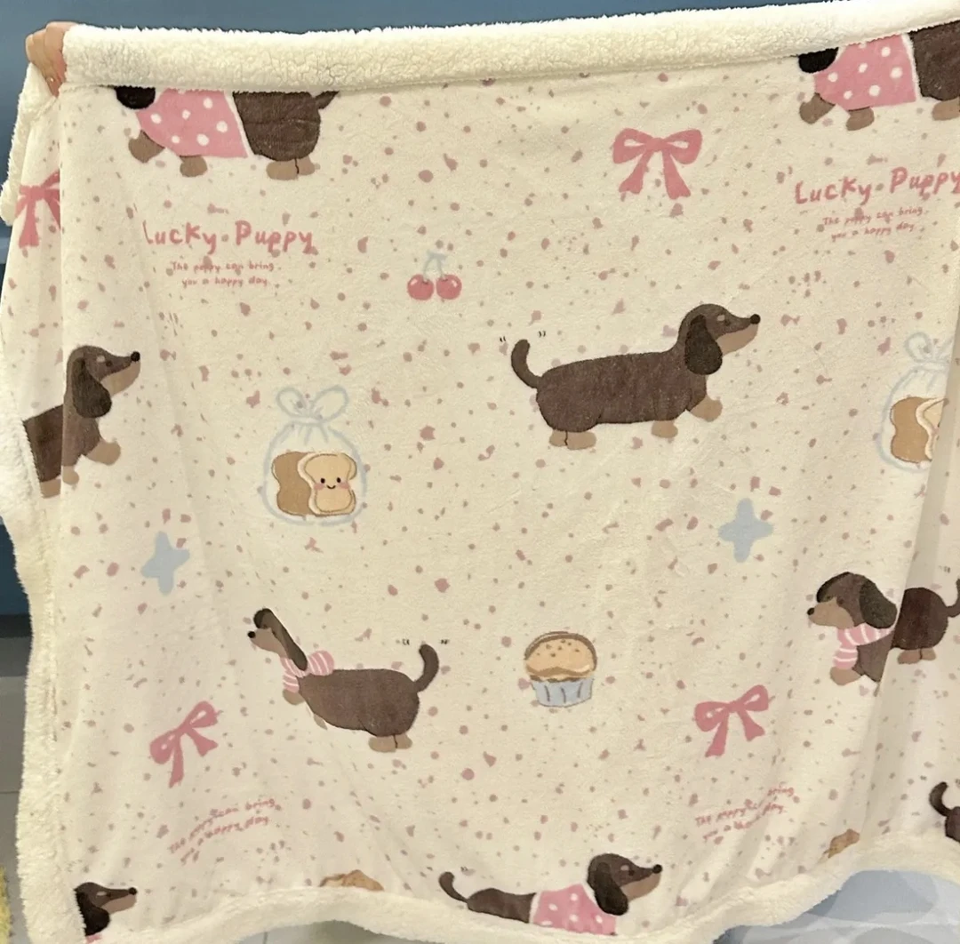 小狗点点毛毯1m*1.5m