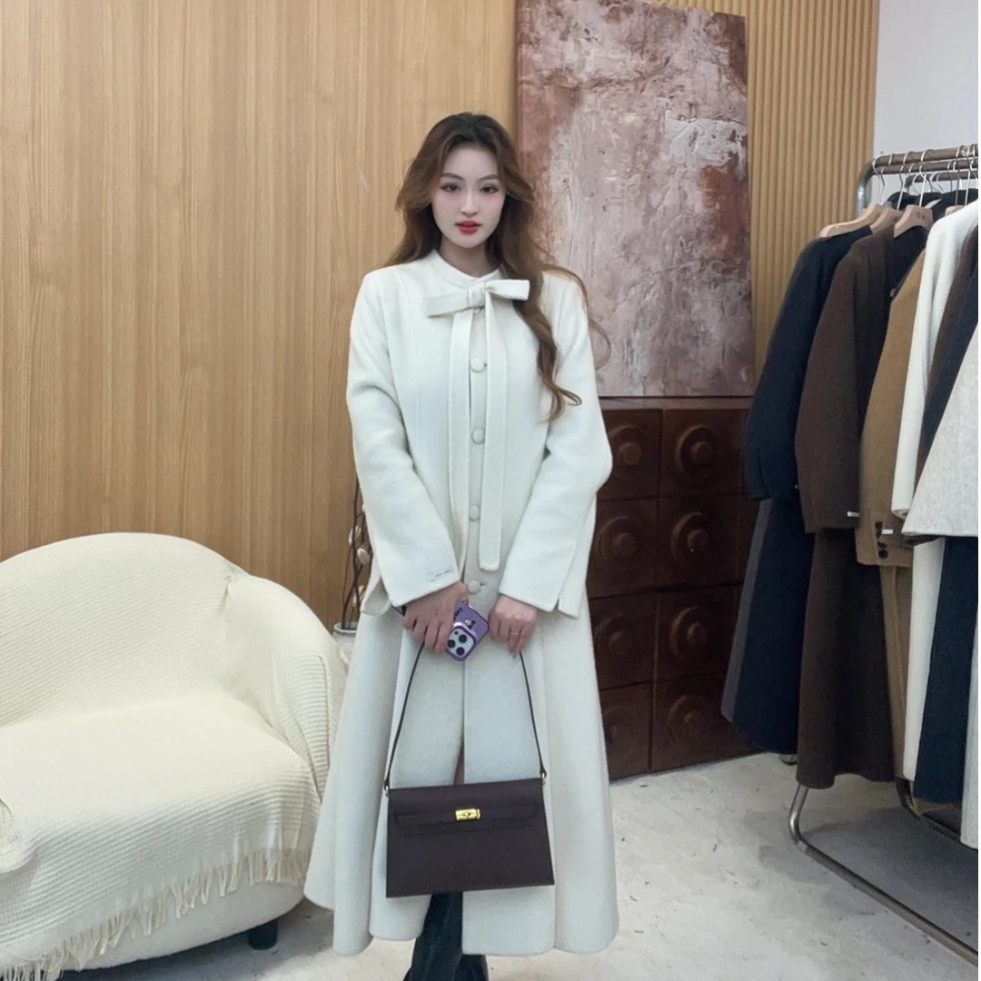 【归国千金】气质赫本风优雅公主双面羊毛大衣#2622