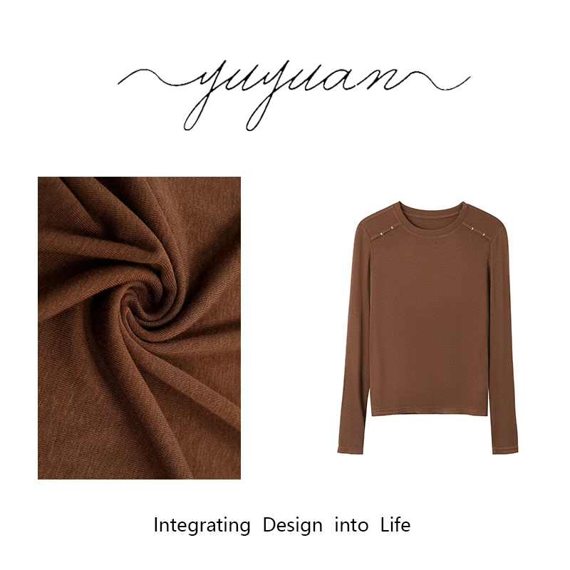 【媛宝】“灵感羊毛衫”柔贴裸感 超细羊毛醋酸 高口碑打底衫FS3398