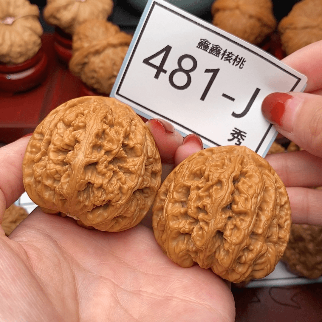 文玩核桃把件大粗筋45
