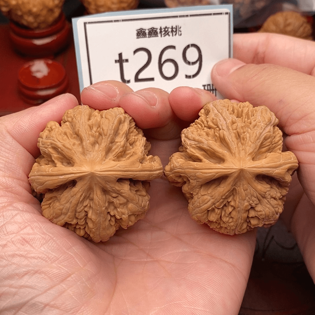 文玩核桃把件粗筋43