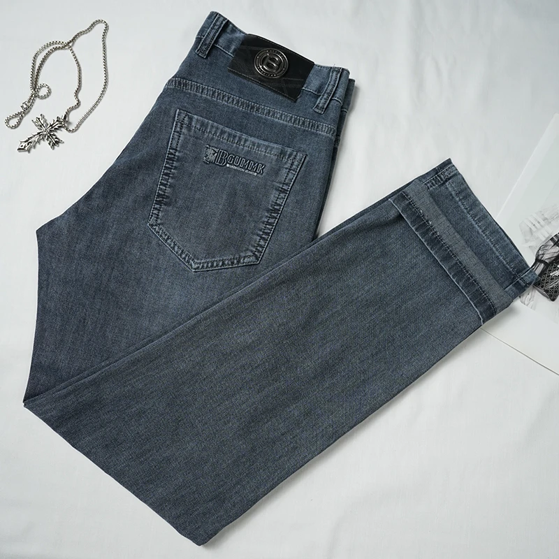 【直筒牛仔裤】四季爆款高端男士牛仔宽松商务潮流欧若风牛仔裤子