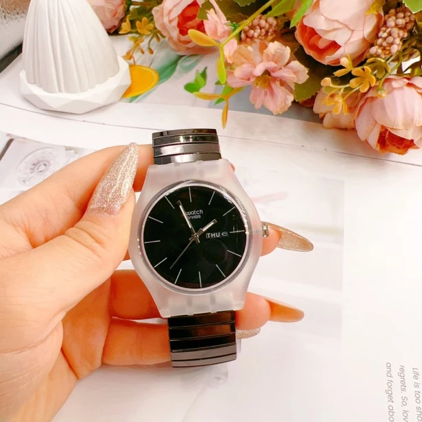 手表时尚女士潮流轻奢简约经典石英表腕表百搭学生